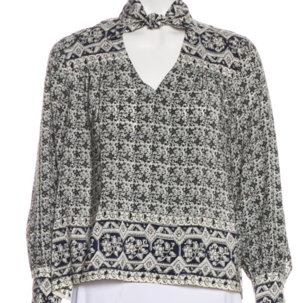 SEA NEW YORK Silk Printed Blouse